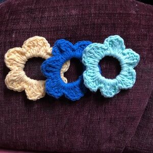 Flower Scrunchies
